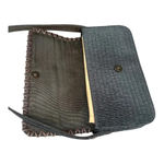 Stuart Weitzman  Handbag Solid Green Textured Shoulder Bag Purse with Dust‎ Bag Photo 5