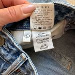 GRLFRND  Helena High Rise Button Fly Jean Shorts in Haggard Wash Frayed Size 24 Photo 6