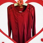 Catherine Malandrino Cranberry Training Pullover Outerwear Top Small Photo 4