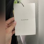 NWT SLEEPER Boheme Midi Slip
Dress with Ostrich‎ Feathers in Black Sz Small $350 Photo 7