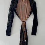 Meshki NWT Black Callista Lace Maxi Dress Photo 6