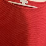 J.Jill Knitted Waffle Shirt Top Womens medium Crewneck Long Sleeve Photo 3