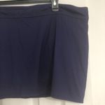 Anne cole  Plus Size Banded Swim Skirt Navy Blue 22W, MSRP $64‎ Photo 1