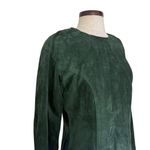 Bagatelle Vintage 90s suede leather back button long sleeve blouse Photo 11
