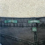 Wild Fable  high rise black button front distressed shorts in size 6 Photo 3