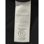 Athleta Aura Split Pant Black Nylon Spandex High Waisted Leggings Size Medium Photo 5