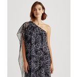 Lauren Ralph Lauren Lighthouse Floral Georgette Maxi Dress Size 4. B2 Photo 2