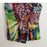 Alberto Makali VTG Y2K Sleeveless Moto Vest S Soft Grunge Butterfly Colorful Zip Photo 6