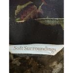 Soft Surroundings Anais Floral Sheer Button Up Dress Duster Sz M No Slip Flowy Photo 4