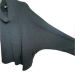 Lilla P Textured Waffle Oversized Easy Turtleneck Gray Photo 6