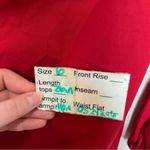 Theory  Laurmeema crimson red off shoulder cotton top long sleeve blouse size 6 Photo 10