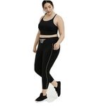 Torrid Active Black Light Pink Lattice Racerback Wicking Sports Bra 1X 14-16 Photo 5