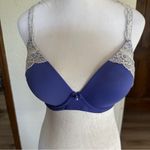 Soma Embraceable Full Coverage Violet Blue Padded Underwire Bra 36C Photo 1