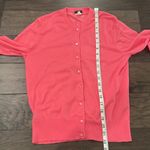 J.Crew  Jackie Bright Pink Cardigan Sz M Photo 3
