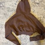PacSun  mocha cropped hoodie woman's size XS Photo 3