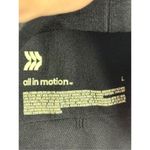 All In Motion C12 --  black racerback sport bra size large Photo 3