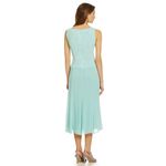 Alex Evenings New! Women's Glitter 2-Piece Set Dress & Jacket Size 14 Mint Green Photo 3