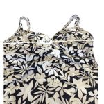 Lands' End  Women's Tankini Black & White Swim Top Floral size 14 NWOT Photo 9