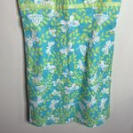 Lilly Pulitzer Vintage  mini Sun dress  Blue/Green Butterfly Floral print size 4 Photo 3
