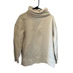 Athleta Women's Ivory Funnel Neck Pullover Sweatshirt Size S Casual Photo 1