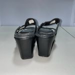 NAOT Footwear Women's Treasure Wedge Sandal Size 39 Black Photo 4