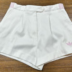 Adidas Vintage 70’s 80’s Size 8 (Fits Small) White Pleated Tennis Shorts Photo 0