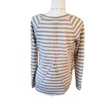 Mossimo Grey & White Striped Hi Photo 1