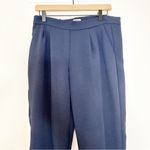 Babaton Aritzia Ankle Crop Pull On Cohen Pant Trousers Navy Blue | 6 Photo 2