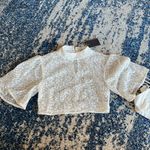 NBD Ibiza Top in White & Silver Medium Photo 5