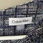 Calvin Klein  sz 4 navy tweed mini‎ sheath dress  NWT $120 Photo 4