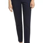 Michael Kors Collection Stretch Cotton Twill Sam Pants in Midnight, NWT, Size 14 Blue Photo 8