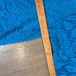 Caroline Rose Turquoise Textured 3/4 Sleeve Tunic Top M Made in USA Blue Size undefined Photo 2