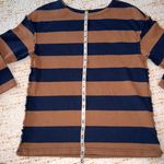 Madewell Luxe Long Sleeve Striped Top Photo 4