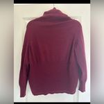 Sonoma  Sweater Womens PXL Cardigan Red Cotton Blend Collared Long Sleeve solid Photo 4