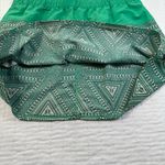 Patagonia Aztec Baggies Green Mini Skirt with Geometric Design With Pockets Photo 5