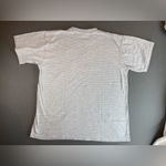 Roma Short Sleeve Tee Shirt Embroidered Stripes crew Neck size Large Gray Photo 2