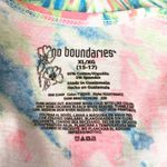 No Boundaries Colorful Tie Die Scoop Neck Tank Top Women’s Size XL Pink Blue Green Photo 4
