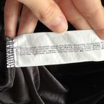 Mango  Ruched Long Sleeve Velvet Dress, Black, Size 22 Photo 10