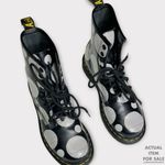 Dr. Martens 1460 Polka Dot Boot in Black & White Leather Size 5 NEW Photo 3