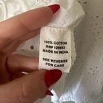 Joie  White Long Sleeve Eyelet Pull Over Blouse Size Large Photo 3