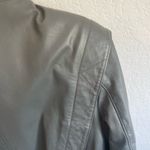COMINT Genuine Leather Jacket Made in Argentina Size 9/10 Gray Vintage 1980s Photo 10