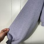 Urban Outfitters BDG Lilac Purple Sherpa Knit Cropped Quarter Zip Pullover XS Photo 1