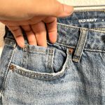 Old Navy Womens Jeans Denim Blue High Rise Curvy OG Loose Slit Ankle Size 6 Photo 5