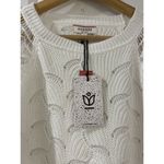 Andree by Unit Med  Women's Size Medium White Long Sleeve Sweater NWT Photo 4