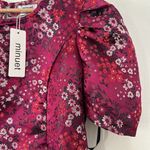 Minuet Floral Puff Sleeve Mini Dress NWT Photo 4