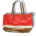 Rosetti Rossetti colorblock laser cut shoulder tote bag Photo 1