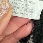 Crazy Train Black and Cream Aztec Print Fringe Poncho Sweater Photo 10