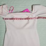 Betsey Johnson Betsey Johnson Women's Pink Off-Shoulder Bell Sleeve Sheath Dress. Size: 4 Photo 4