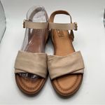 Miz Mooz  ankle buckle sandals leather ankle taupe size 37 US 6-6.5 Photo 1