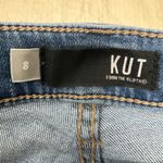 Kut From The Kloth  Size 8 Naomi Fab Ab Straight Leg Distressed Medium Wash Photo 7